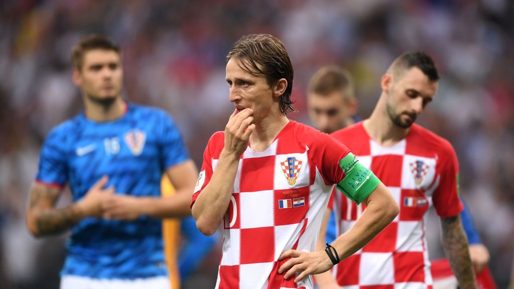 Getty Images / Laurence Griffiths / Na zdjęciu: Luka Modrić (na pierwszym planie)