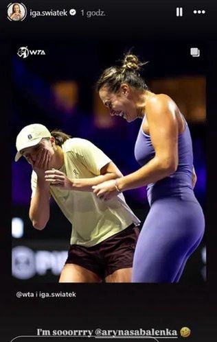 Iga Świątek i Aryna Sabalenka