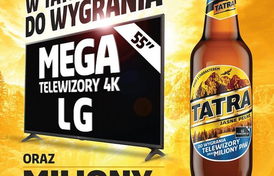 Telewizory do wygrania w loterii piwa Tatra