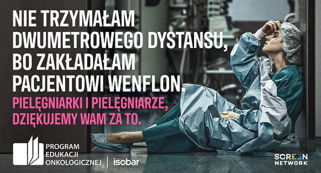 Twórcy Programu Edukacji Onkologicznej dziękuję pielęgniarkom za pracę w czasie pandemii Covid-19