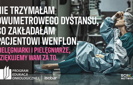 Twórcy Programu Edukacji Onkologicznej dziękuję pielęgniarkom za pracę w czasie pandemii Covid-19