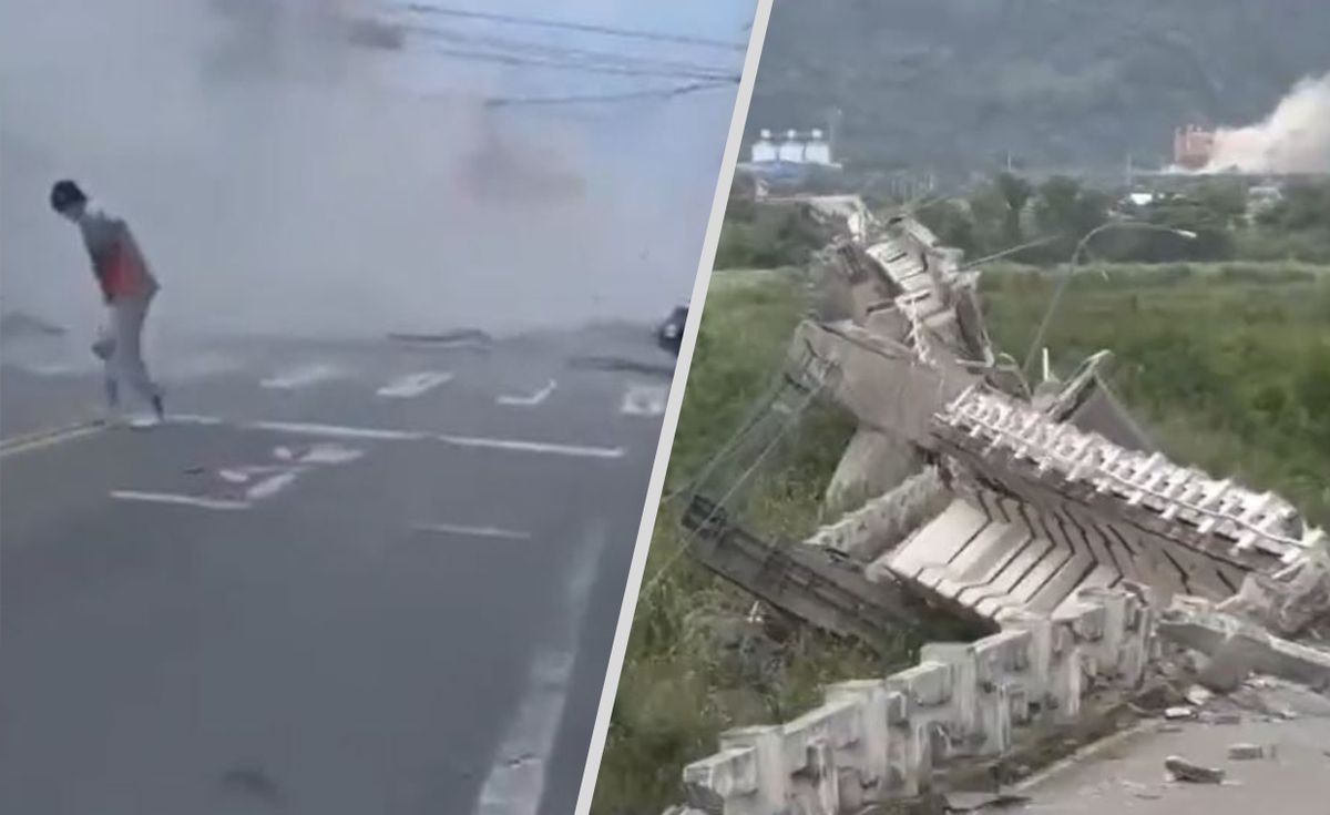 Dramat na Tajwanie. Trwa seria silnych trzęsień ziemi