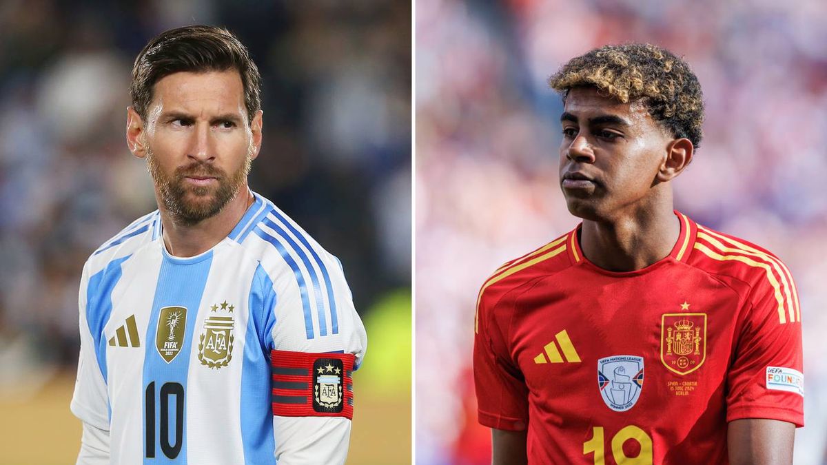 Getty Images / SOPA Images/Daniel Jayo / Lionel Messi i Lamine Yamal