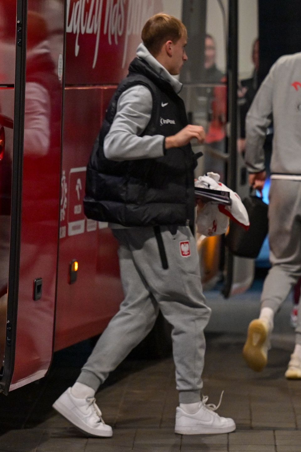 Polska kadra i ich goście po porażce ze Szkocją