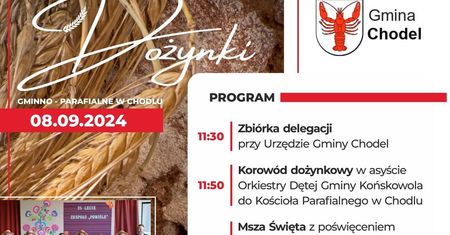 Dożynki w Chodlu 2024. Występy zaproszonych zespołów. Zobacz godzinowy program