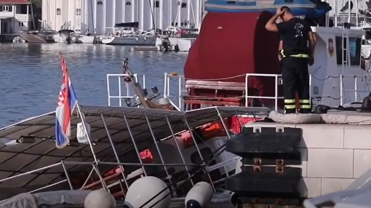 U wybrzeży Splitu zatonęła łódź turystyczna