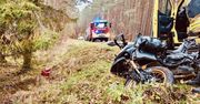 Tragiczny wypadek na drodze nr 209. Motocyklista nie żyje