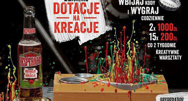 „Dotacje na kreacje” w promocji piwa Desperados z wykorzystaniem Messenger Bota