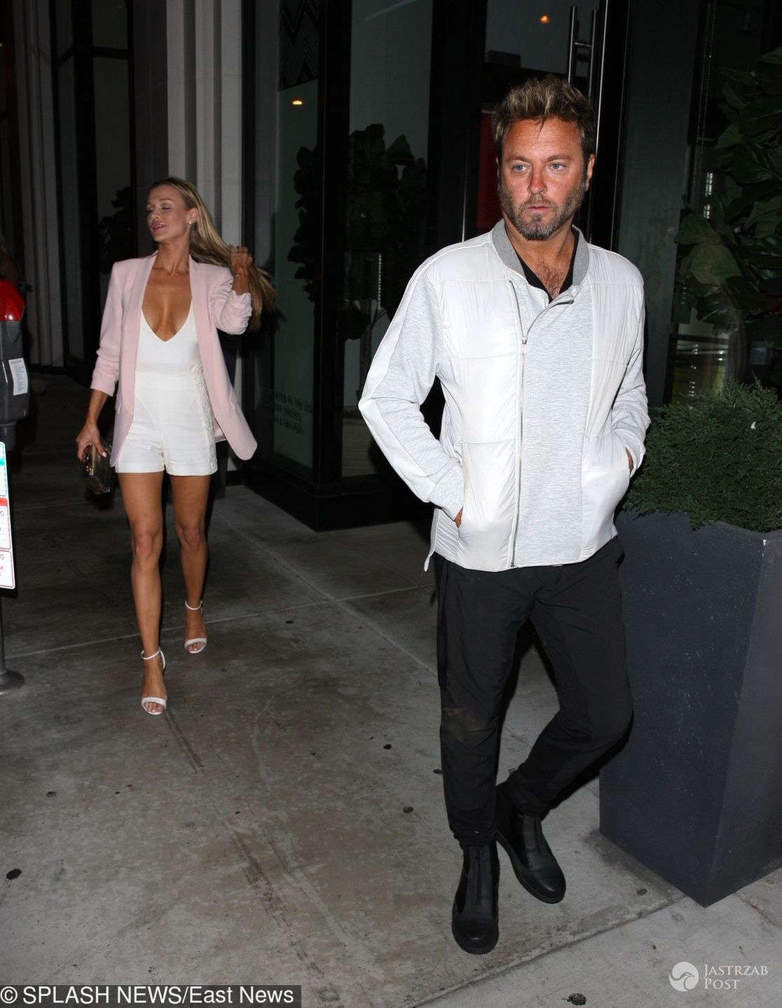Joanna Krupa i Nico Santucci na imprezie