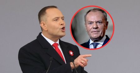 Nawrocki wprost o Tusku. Wszystko wyemitowała prawicowa stacja