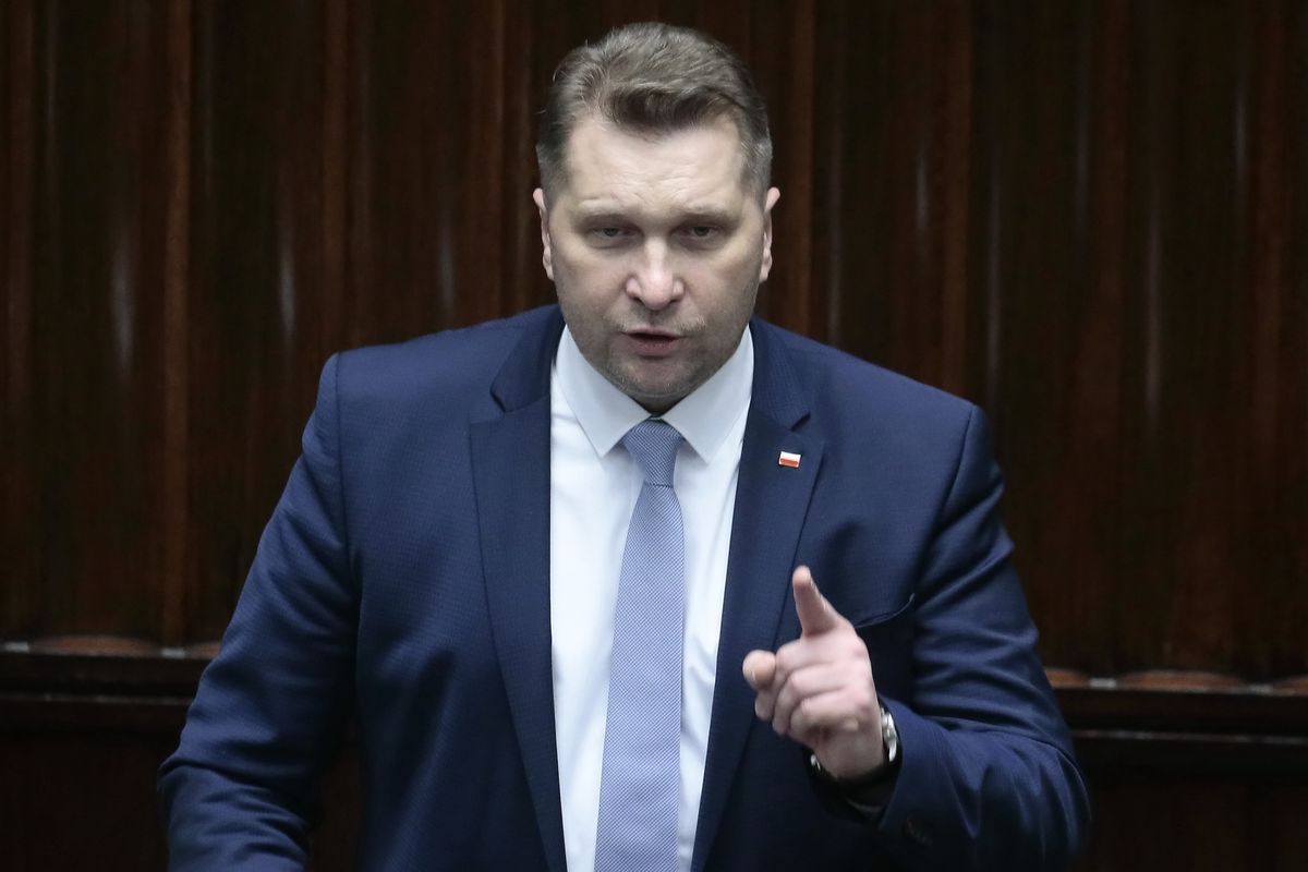Przemysław Czarnek dziękuje za środowe głosowanie w Sejmie