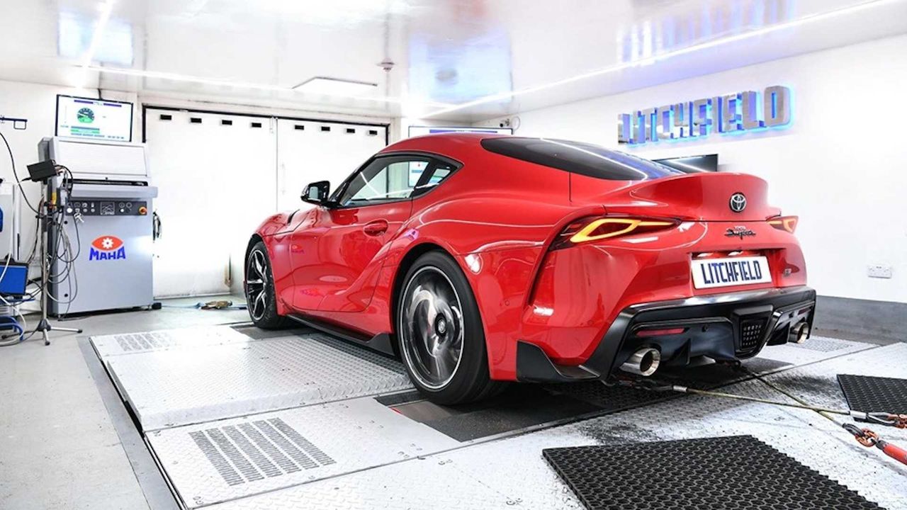 Toyota Supra i zmiana elektroniki. Efekt: 86 KM więcej niż fabrycznie