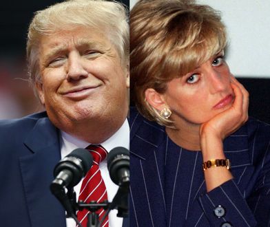 Diana i Trump. Miał na jej punkcie obsesję