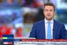 Łukasz Sobolewski na antenie TVP Info