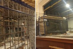 Stawiają klatki na scenie filharmonii. Rosjanie planują pokazowe procesy