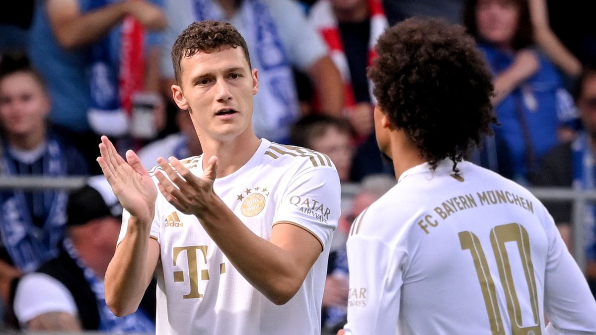 Getty Images / SASCHA STEINBACH  / Na zdjęciu od lewej: Benjamin Pavard