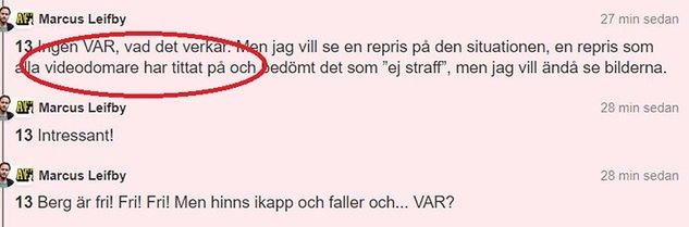 Screen z relacji "Aftonbladet"