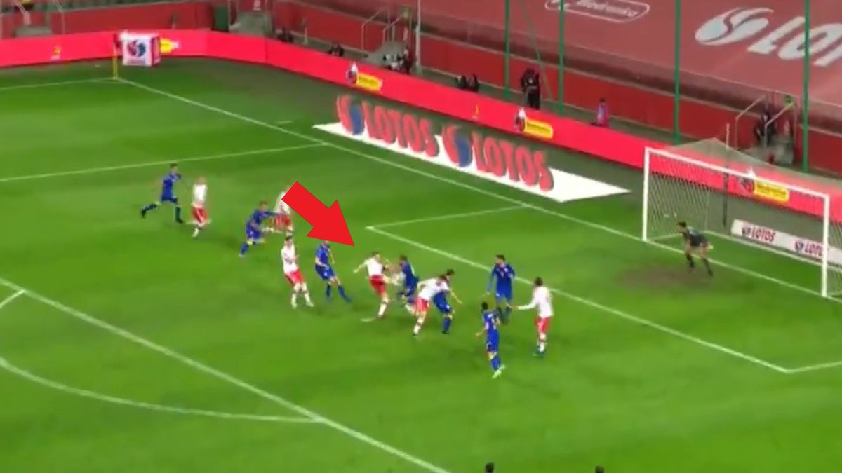 Twitter / sport_tvppl / Na zdjęciu: gol Lewandowskiego w meczu z Andorą