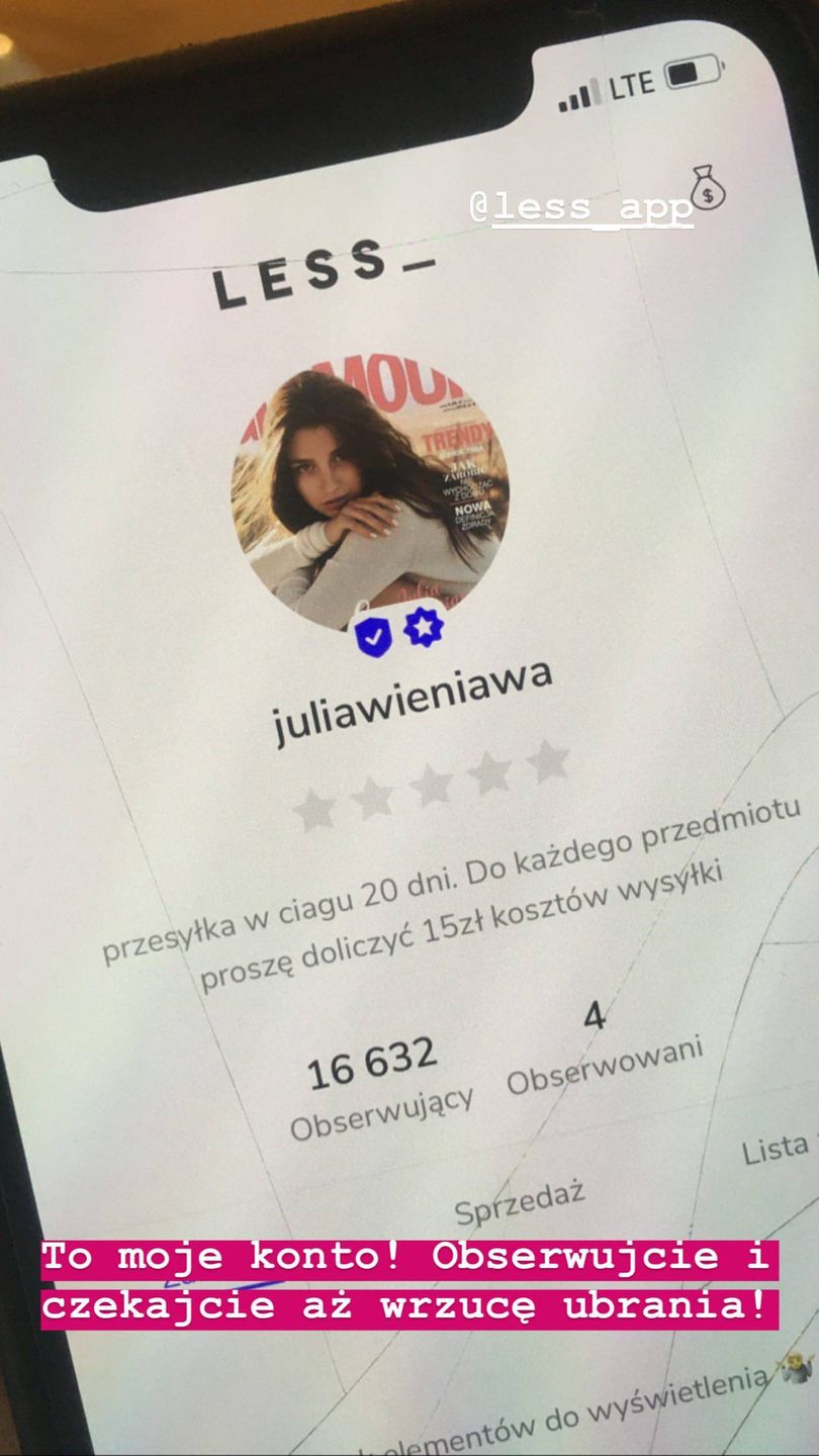 Julia Wieniawa - wyprzedaż szafy