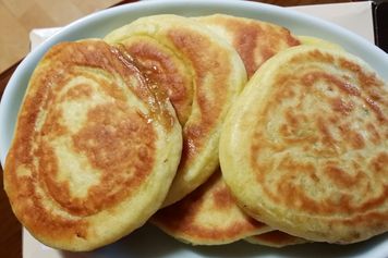 Zamiast racuchów smażę koreańskie placki. Świetne na słodkie śniadanie lub deser