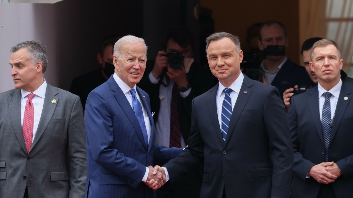 Wizyta prezydenta Joe Bidena w Polsce
26.03.2022 Warszawa Wizyta prezydenta USA Joe Bidena w Polsce   fot. Jacek Dominski/REPORTER
Jacek Dominski/REPORTER