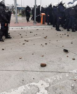 Kryzys na granicy. Polski policjant poważnie ranny