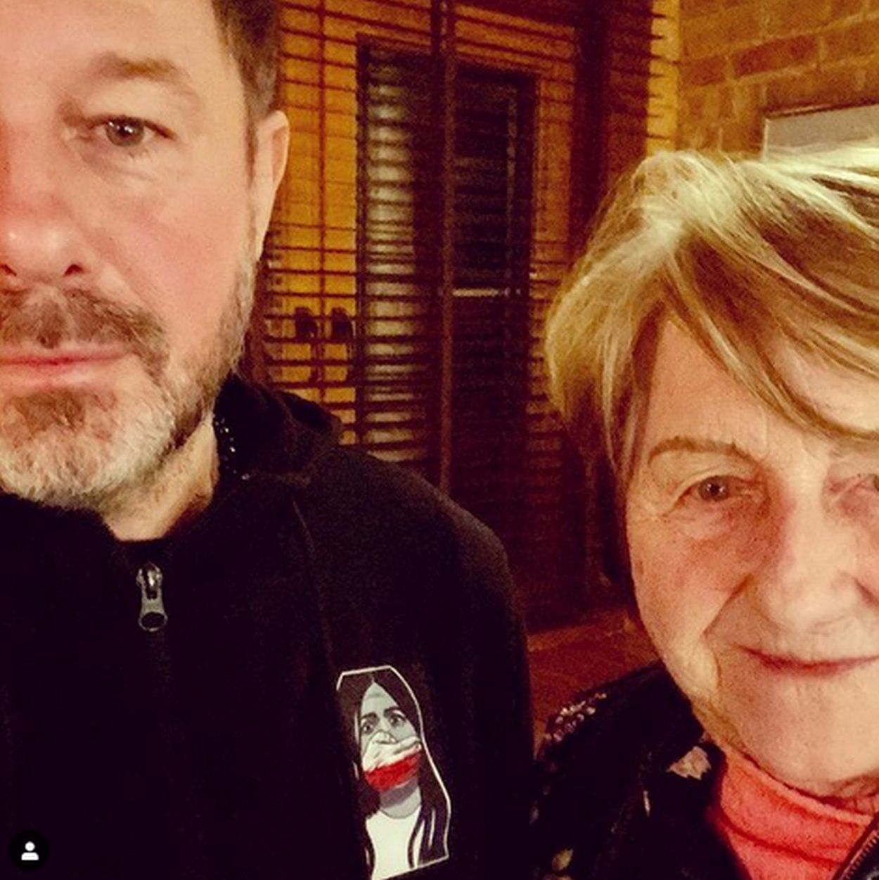 Andrzej Piaseczny z mamą