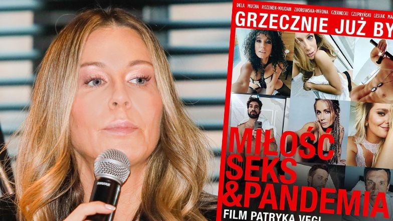 Małgorzata Rozenek chwali się plakatem filmu Vegi ze swoim udziałem 