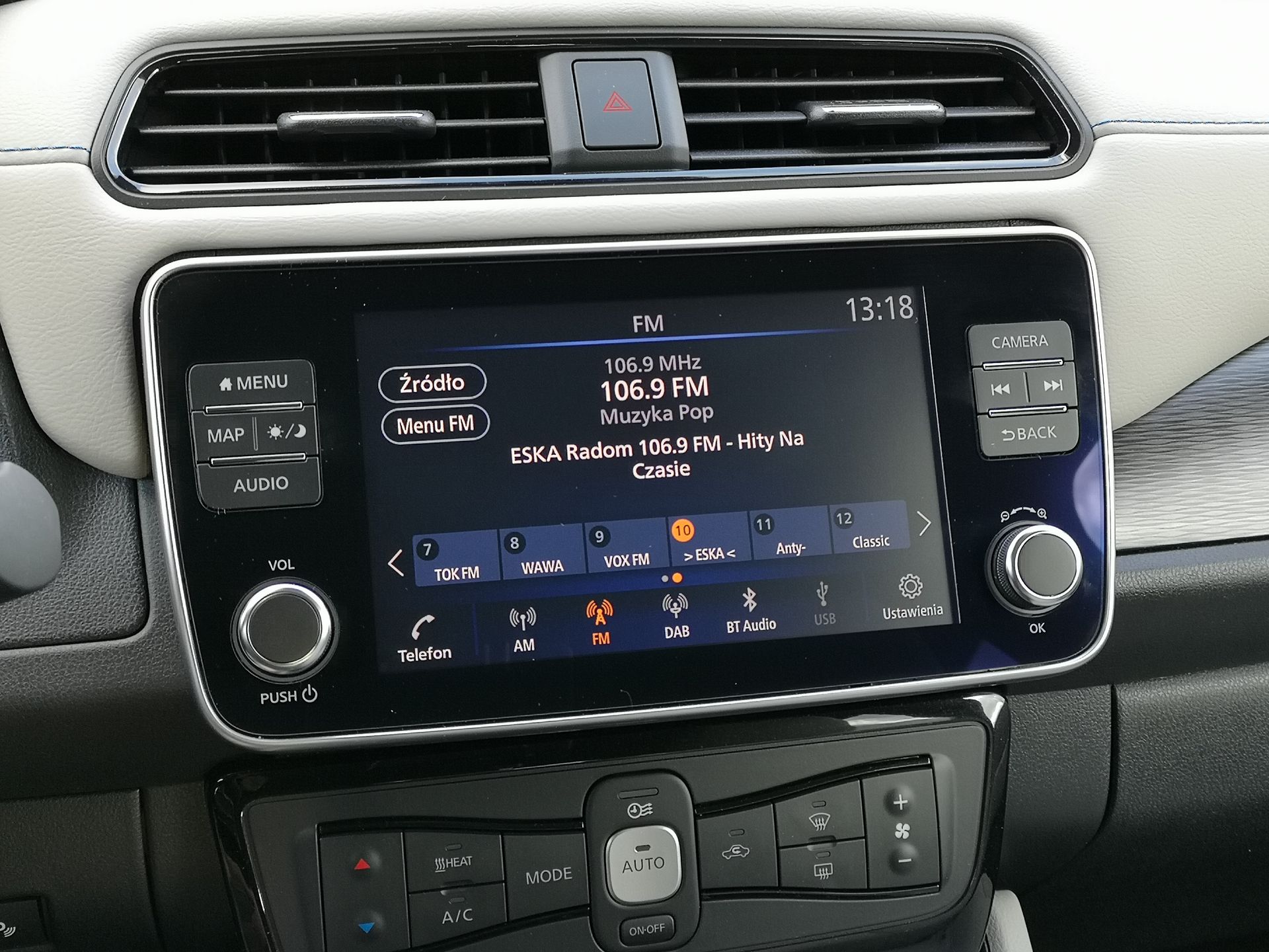 Nissan Leaf e+: Systemy wsparcia kierowcy, zarządzania energią oraz audio Bose 4