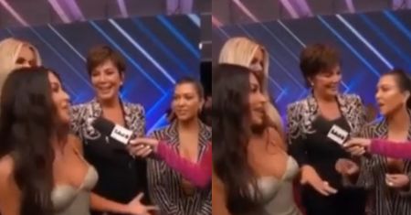 Kim i Kourtney Kardashian kłócą się podczas wywiadu na czerwonym dywanie (WIDEO)