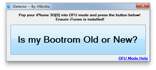 iDetector - aplikacja, która szybko pomoże sprawdzić wersję iBoot-a w iPhonie 3GS