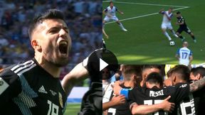 Mundial 2018. Argentyna - Islandia 1:0. Gol Aguero (TVP Sport)