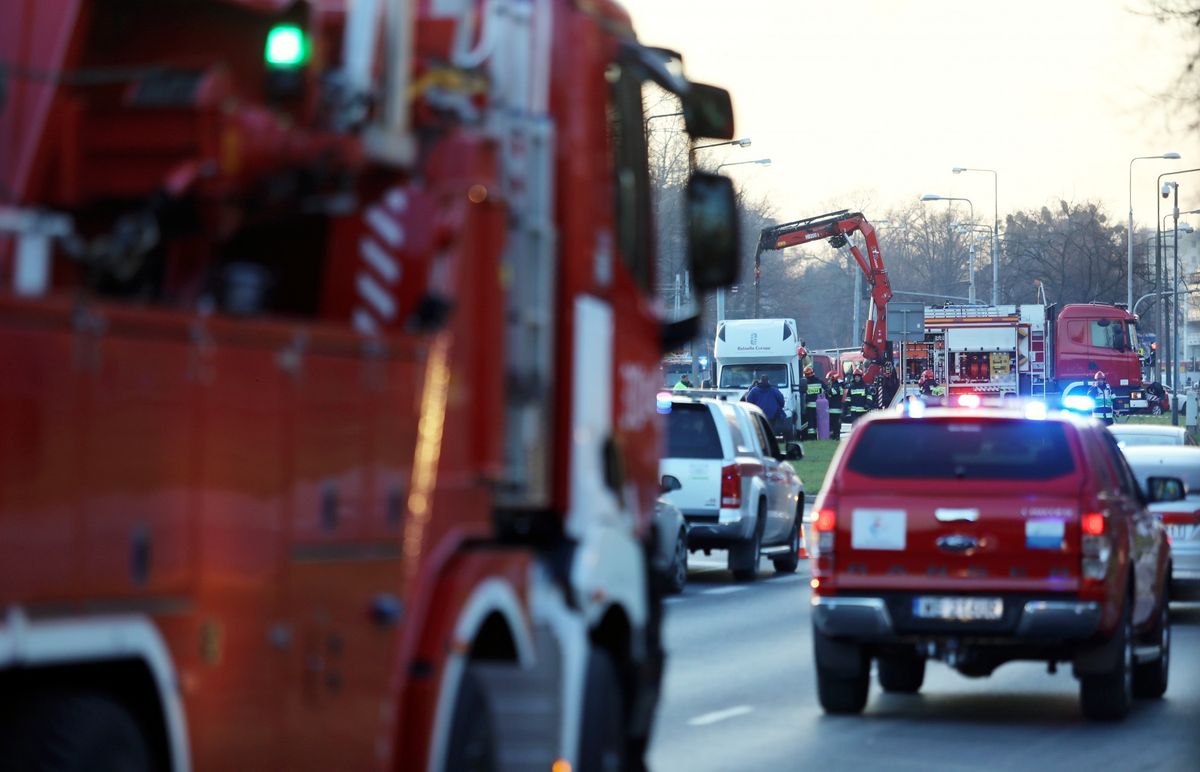Warszawa stoi. Śmiertelny wypadek w Dolinie Służewieckiej