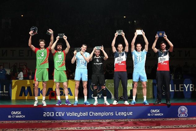 Zdobywcy nagród indywidualnych Final Four w Omsku; źródło: cev.lu