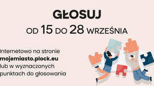 Budżet Obywatelski Płocka 2026. Od 15 września mieszkańcy wybiorą zwycięskie projekty