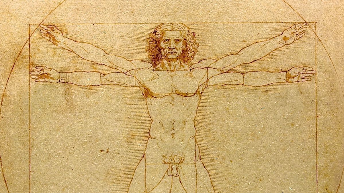 Leonardo da Vinci - Człowiek Witruwiański