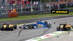 GP Włoch: Jolyon Palmer wściekły na Felipe Nasra