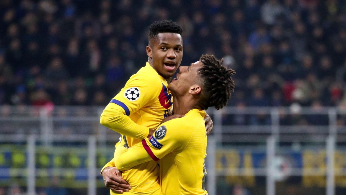 PAP / Roberto Bregani / Na zdjęciu: Ansu Fati (z lewej)