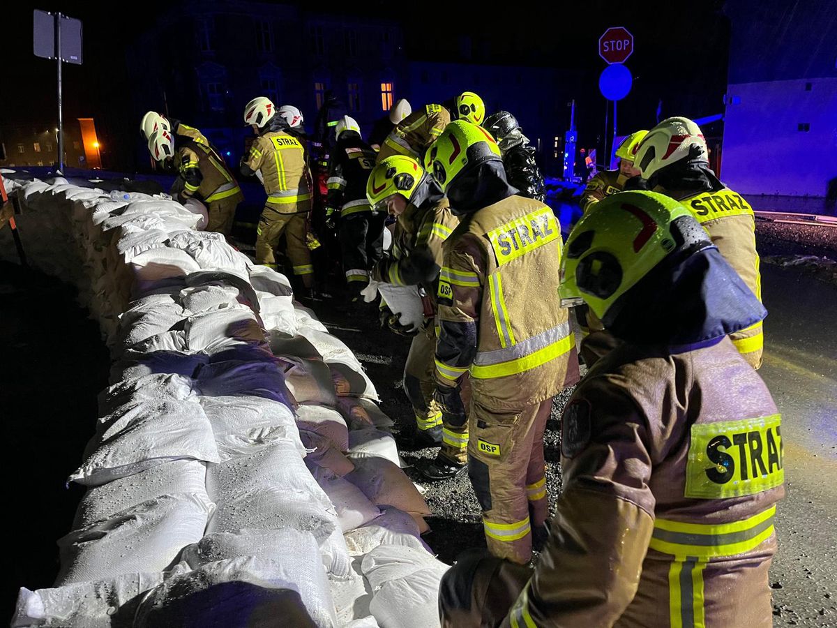 powódź, straż pożarna, pogoda To nie była spokojna noc. Jest nowy komunikat straży pożarnej