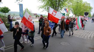 Barwnie, głośno i europejsko. Parada Schumana przeszła przez Włocławek