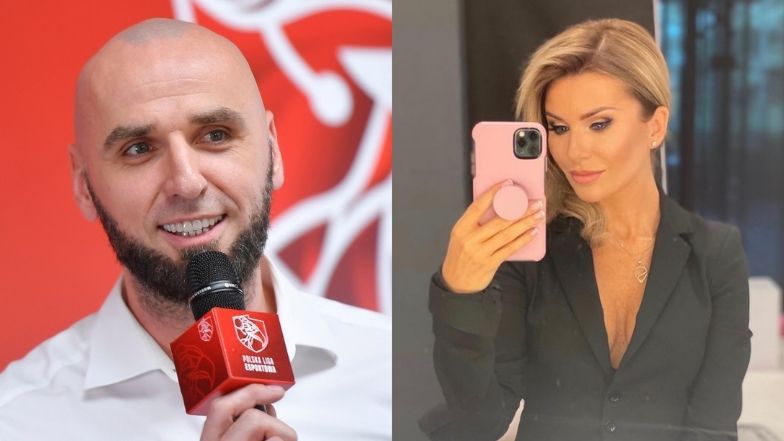 Marcin Gortat pozuje z żoną w Los Angeles