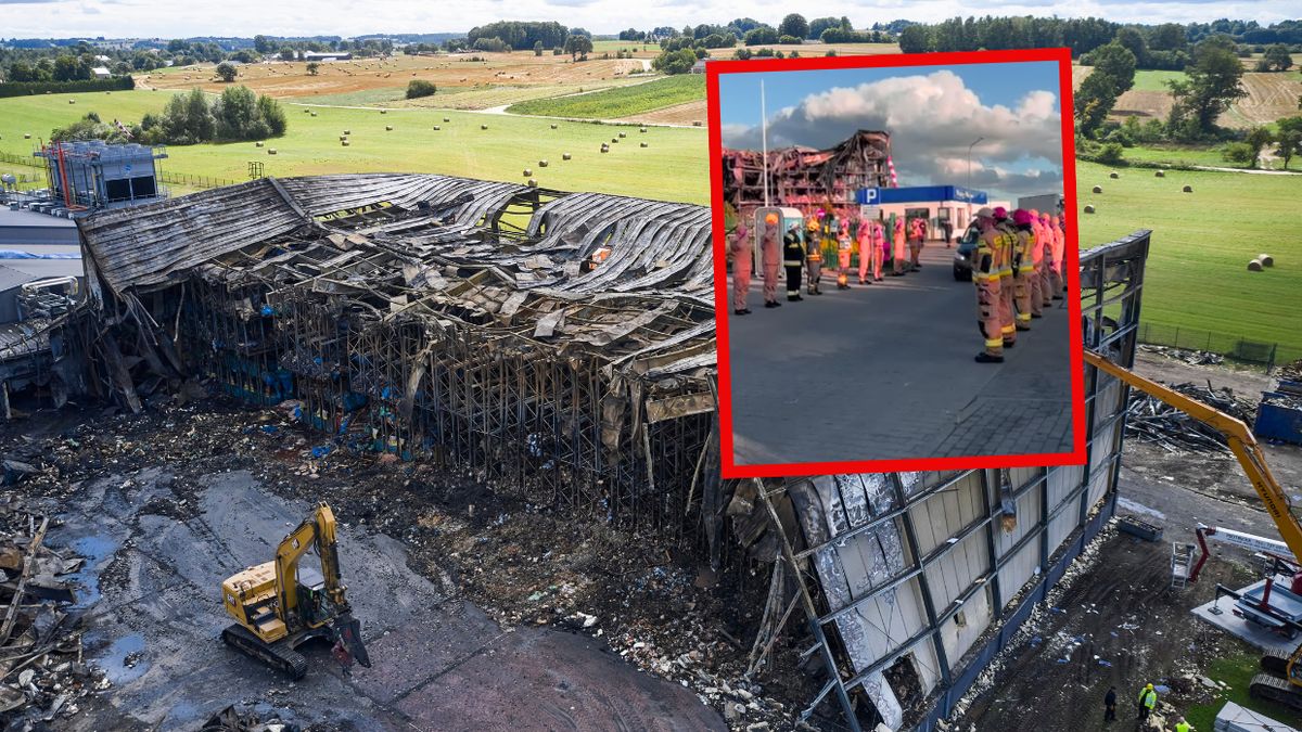 Miejsce pożaru w Kawlach