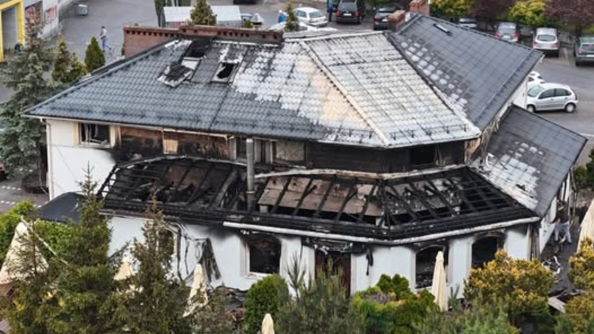 Spłonęła restauracja. Policja ujęła podpalacza