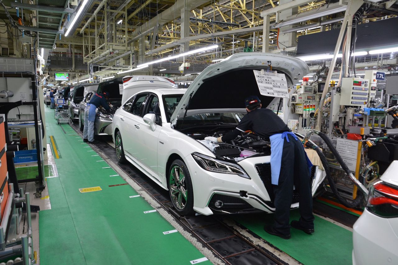 Japońska fabryka Toyoty - zdjęcie ilustracyjne