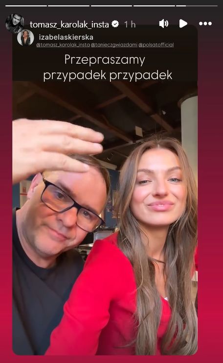Tomasz Karolak przeprasza za środkowy palec