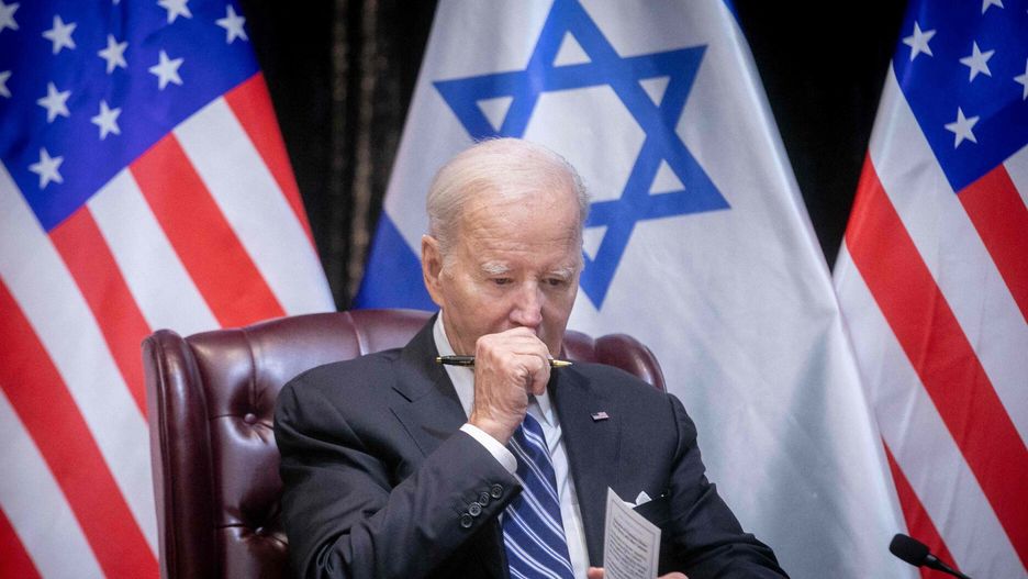 Prezydent Biden podczas wizyty w Izraelu