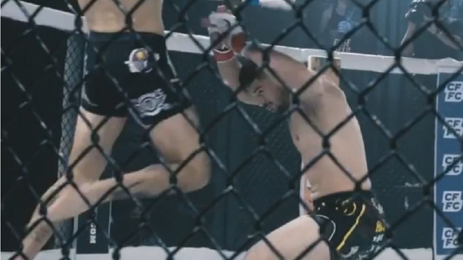 Instagram / cffcmma / Na zdjęciu: walka Yohan Lainesse - Lirim Rufati