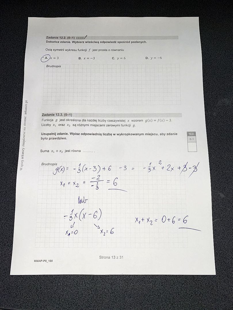 Matura 2025 z matematyki - rozwiązania i odpowiedzi do arkusza C