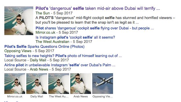 Fake photos atakują, czyli jak media podchwyciły temat podniebnych selfie 3