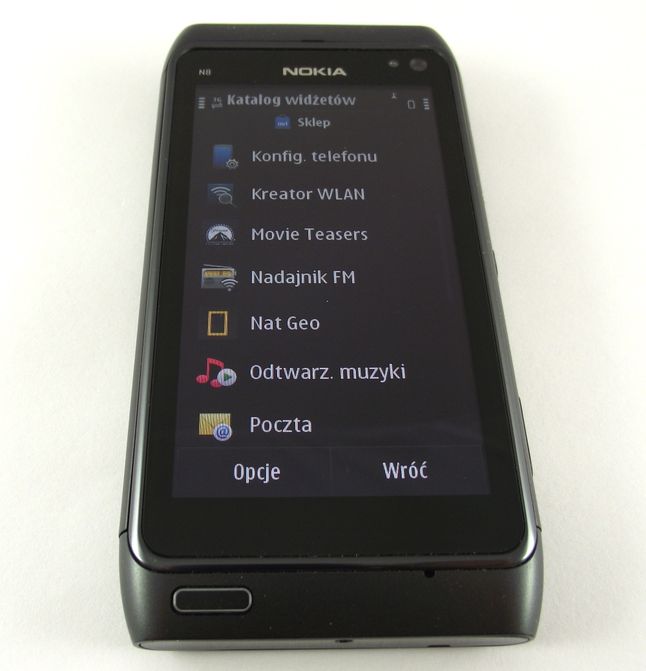 Nokia N8 Widżety